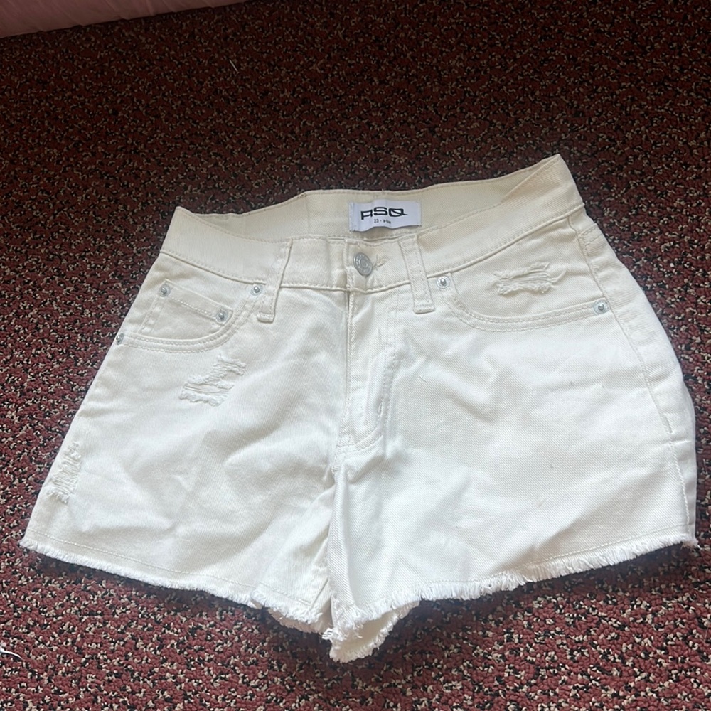 Tilly's RSQ denim white shorts